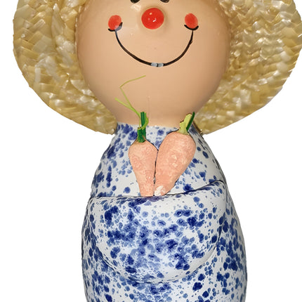 8 inch Gardeners with Straw Hats