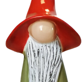 9.5" Ceramic garden gnomes