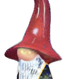 9.5" Ceramic garden gnomes