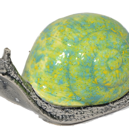 12" Mosaic Round Shelled Snail