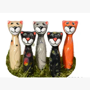 3" Mini Cat Plant Picks