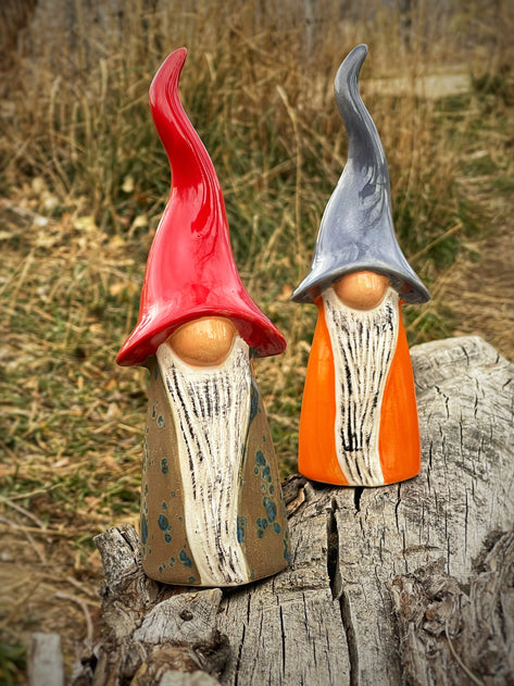 9.5 Inch Ceramic Garden Gnomes 