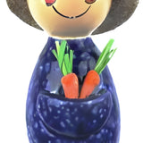 7 inch Gardeners with Straw Hats