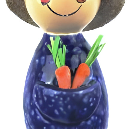 7 inch Gardeners with Straw Hats