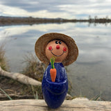 7 inch Gardeners with Straw Hats