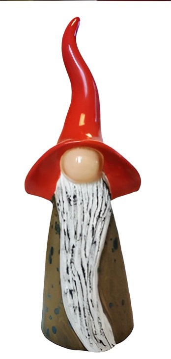 9.5" Ceramic garden gnomes
