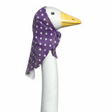 Scarfed Goose Garden Decor
