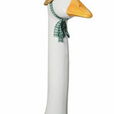 Straw Hat Goose Garden Decor