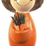 7 inch Gardeners with Straw Hats