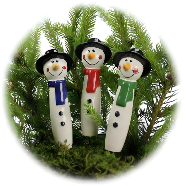 Snowmen with Hat and Scarf - 9"